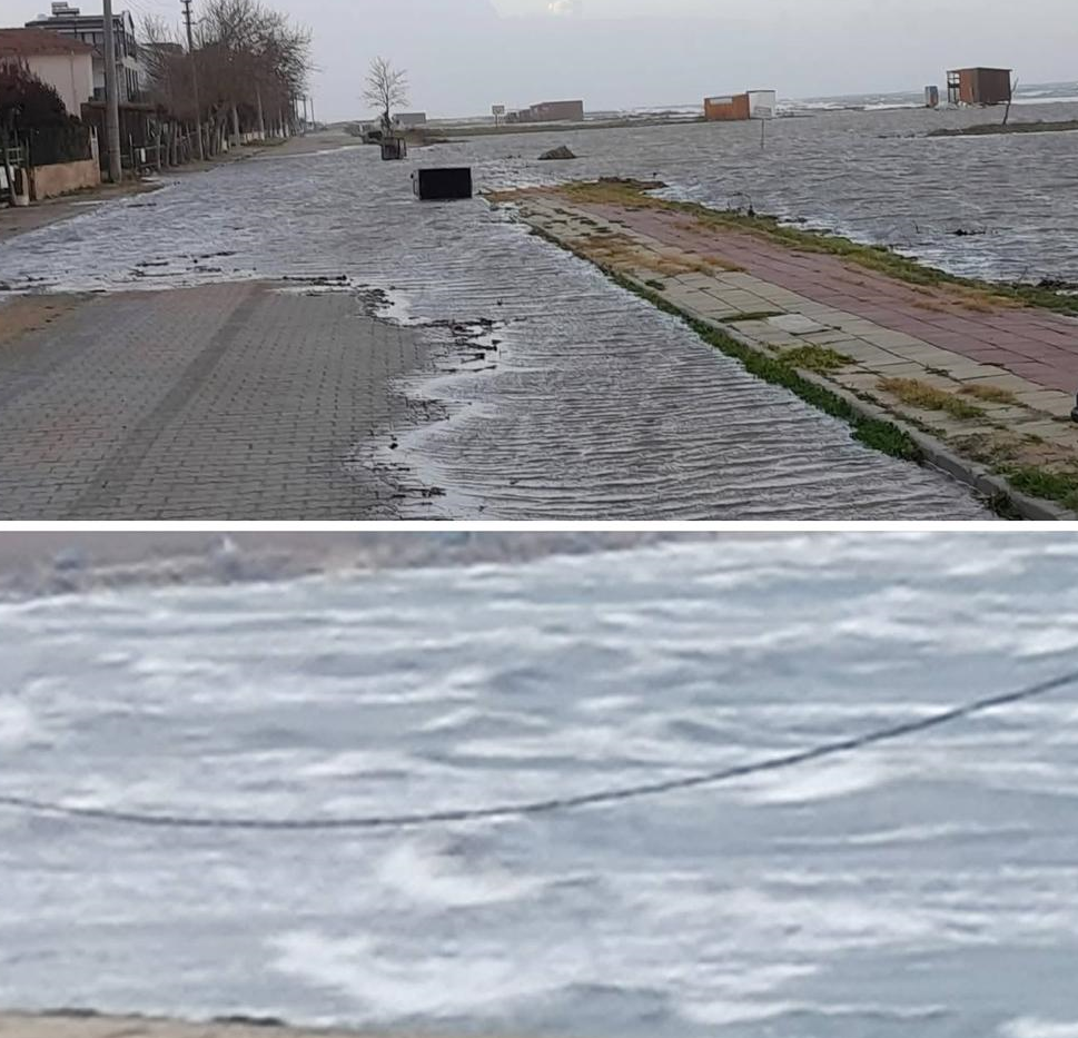 Denizdeki korkutan fırtına kameralara yansıdı! | Edirne Ahval Gazetesi dalga | Edirne Ahval Gazetesi